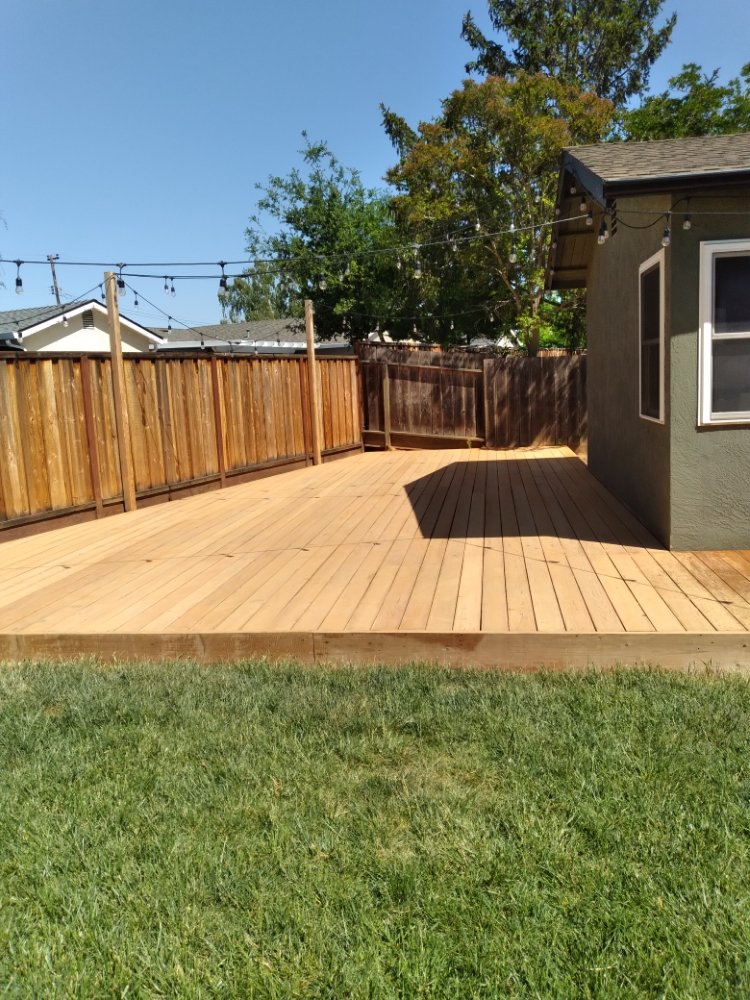 Cedar Composite Deck Builder in Alameda