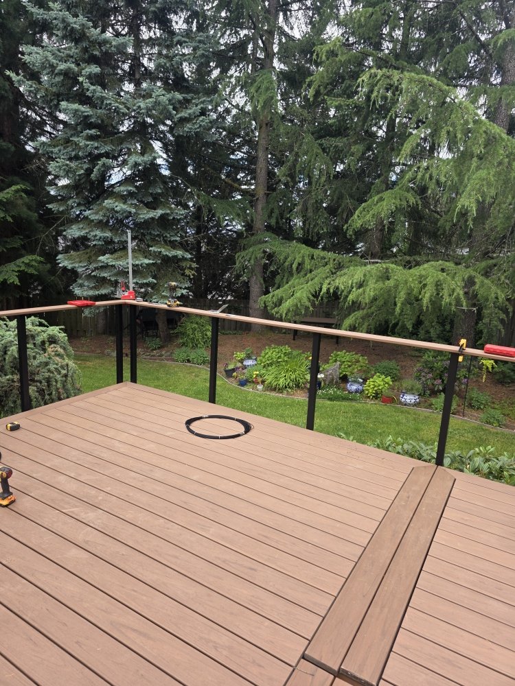 Cable Railing Install built by our crew in Inner Northeast Portland